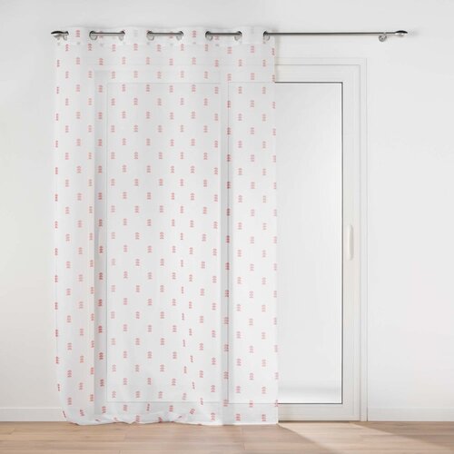 Douceur d int&amp;eacute;rieur Bela/rožnata prosojna zavesa 140x240 cm Geokid &amp;ndash; Slike