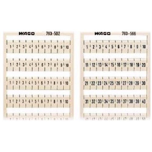 Wago 5 kosov. GmbH &amp;amp; Co. KG Sistem za označevanje WMB 793-504, (20993498) Slike