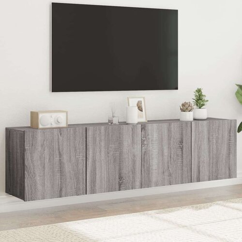  Zidni TV ormarići 2 kom boja sivog hrasta sonome 80x30x41 cm Cijene