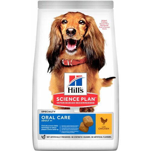 Hill’s Hill's™ Science Plan™ Pas Adult Medium Oral Care Piletina, 12 kg Slike