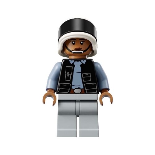 Lego Star Wars sw1392 Rebel Fleet Trooper - Female, Vest with Pockets, Black Neck Slike