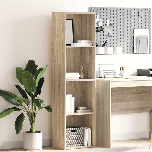  Regal za knjige boja hrasta 40x30x152 cm od konstruiranog drva Cene