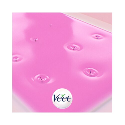 Veet easy-Gel&amp;trade; Wax Strips Body and Legs Sensitive Skin depilacijske trake za tijelo i noge 40 kom za žene Slike