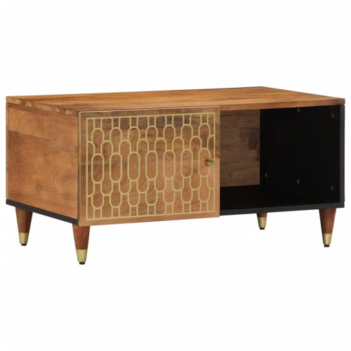 vidaXL Klubska mizica 80x50x40 cm trden mangov les Cene