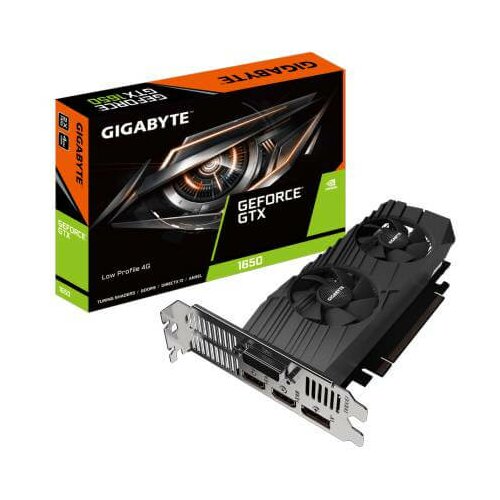 Gigabyte GeForce GTX 1650 D6 Low Profile 4G 128bit 4GB DDR6 GV-N1656D6-4GL grafička kartica Slike