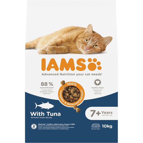 IAMS Advanced Nutrition Senior Cat 7+ s tunom - 2 x 10 kg Slike