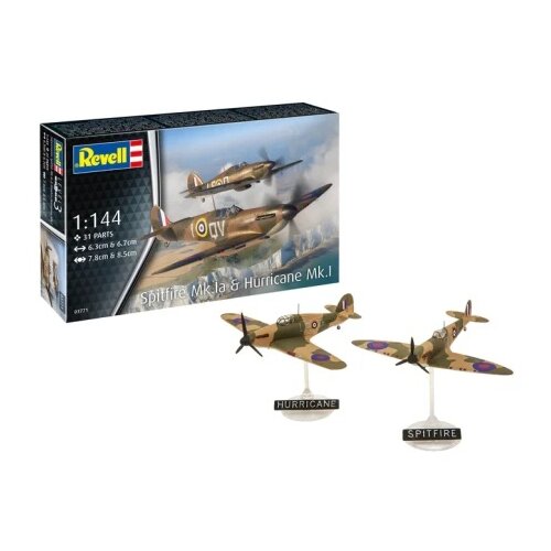 Revell maketa supermarine spitfire mkia and hawker hurricane mki ( RV03771 ) Slike