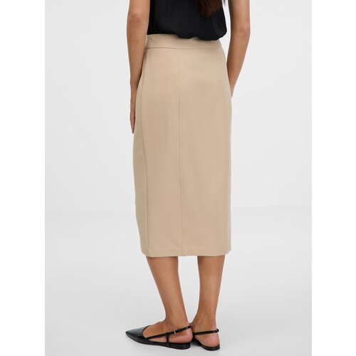 Orsay Light brown women's skirt - Women's Cene