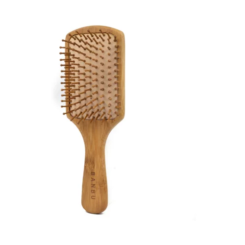 BANBU Krtača za lase iz bambusa - Pravokotna
