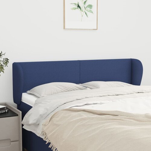 vidaXL Uzglavlje s ušima plavi 147x23x78/88 cm od tkanine Cijene
