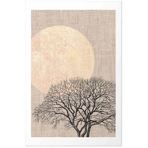 Plakat - Morning Full Moon 60x90 Bez okvira s margom Cijene