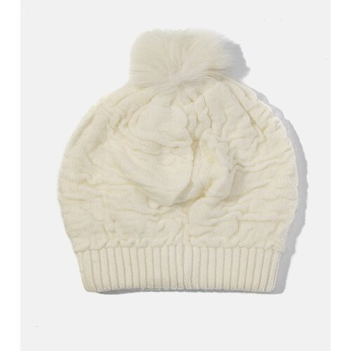 Gemre Women's Ecru Hat with Pom Pom Isis Cene