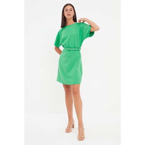 Trendyol Green Belted Dress Slike