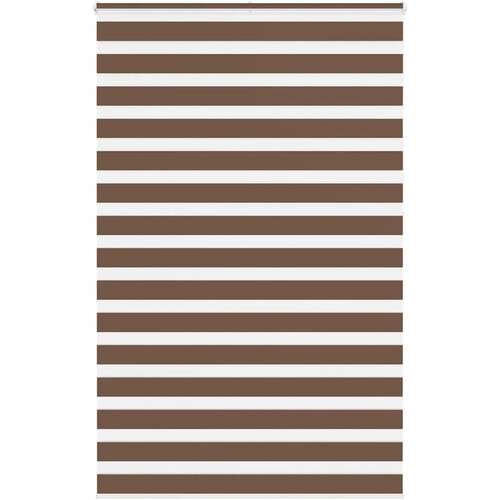 vidaXL Zebra zavesa rjava 150x230 cm širina blaga 145,9 cm poliester, (5000297870) Cene