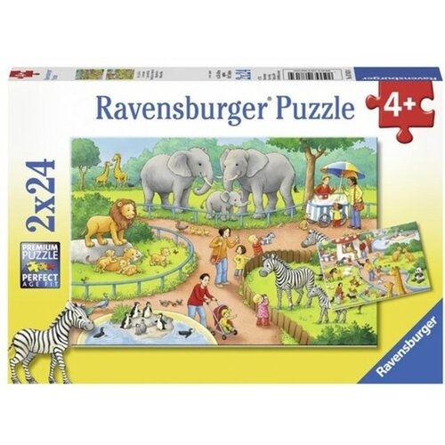 Ravensburger puzzle (slagalice)- dan u Zoo vrtu RA07813 Cene