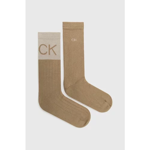 Calvin Klein Čarape za muškarce, boja: bež