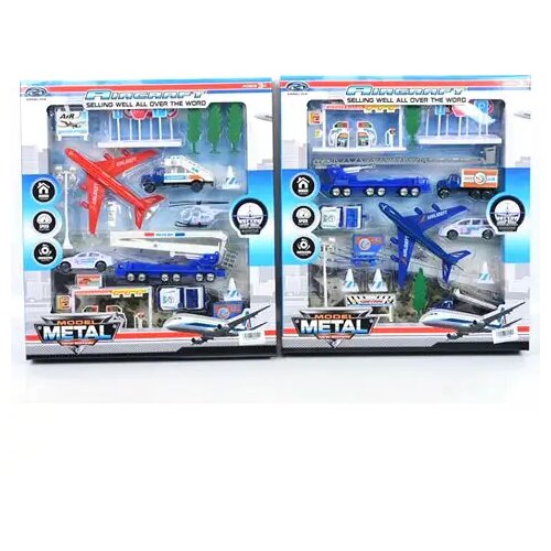 Magic Toys Letališki igralni komplet z letali in prometnimi tablami v dveh različicah Cene