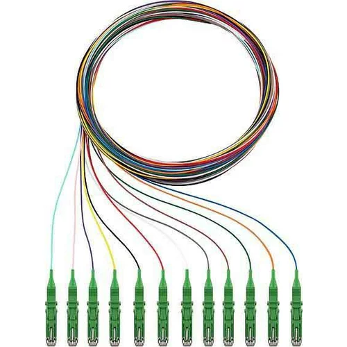 Rutenbeck 228041302 steklena vlakna optična vlakna priključni kabel [12x LSH-vtič - 12x prosti konec], (20431180)