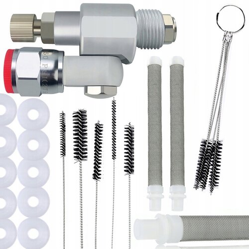 Rosfix CLEANSHOT VENTIL ZA LAKIRNO ENOTO+ 10X TESNILO + ČOPIČI ZA ČIŠČENJE + 2X PRSTNI FILTER BELE BARVE 60 MREŽNIH OČES, (21736811) Cene
