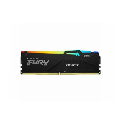 Kingston memorija 8GB/DIMM/DDR5/5200MHz/CL40/FURY beast rgb xmp Slike