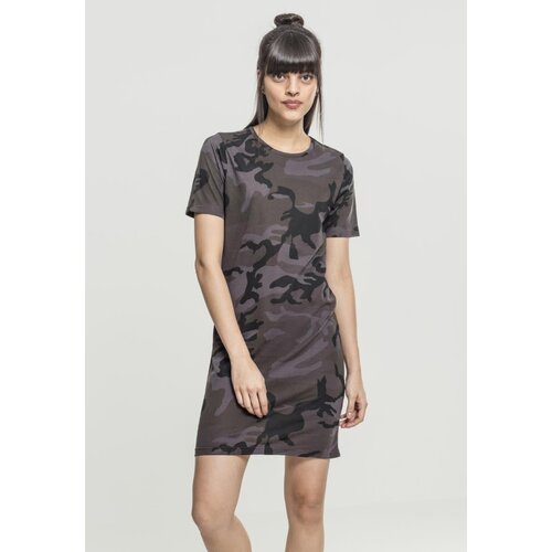 Urban Classics Women's Camo T-Shirt Dark Camo Dress Cene