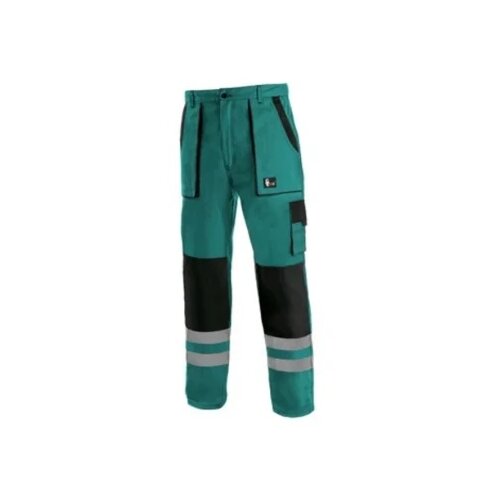 Canis Radne pantalone do struka luxy bright zeleno-crna vel.50 ( 67060 ) Cene