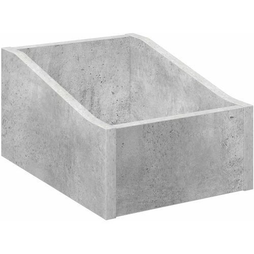 Kutija za LP ploče 2 kom. Betonska siva 23 x 33 x 16 cm - Betonska siva 2 23 x 33 x 16 cm Slike