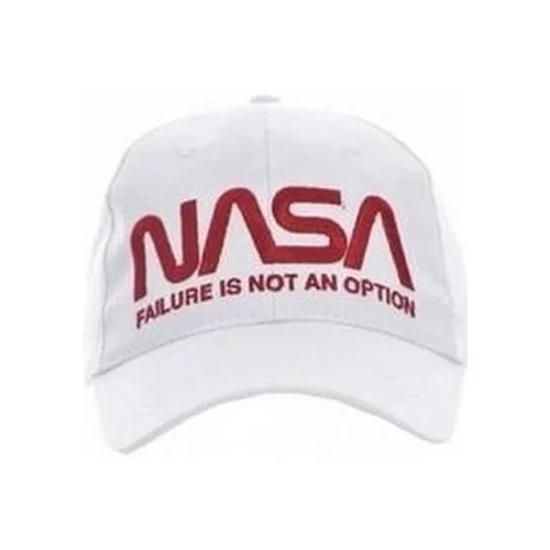 NASA Kape s šiltom BASIC WORM Bela