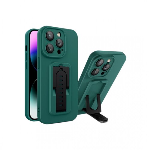  futrola camera glass sa drzacem za samsung A346 galaxy A34 5G maslinasto zelena sa crnim Cene