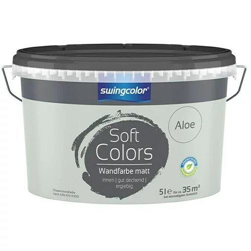 SWINGCOLOR Soft Colors Boja za zid (Aloe, 5 l, Mat)
