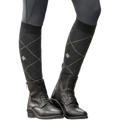 ELT Jahalne nogavice Argyle, asphalt - 35-38 Slike