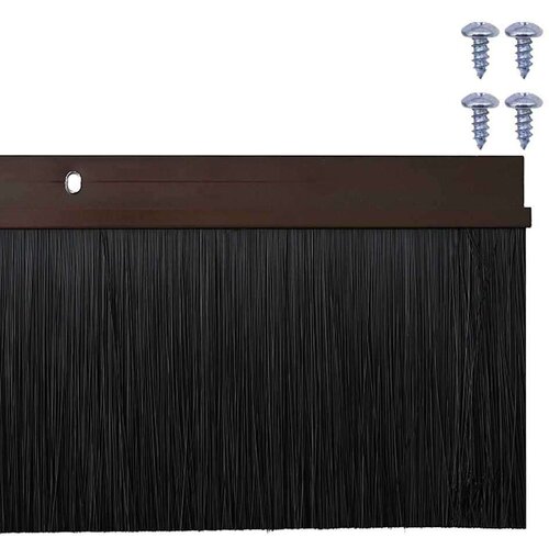  Držač četke za vrata 12 pcs Smeđa 100 cm Aluminijski legura Slike
