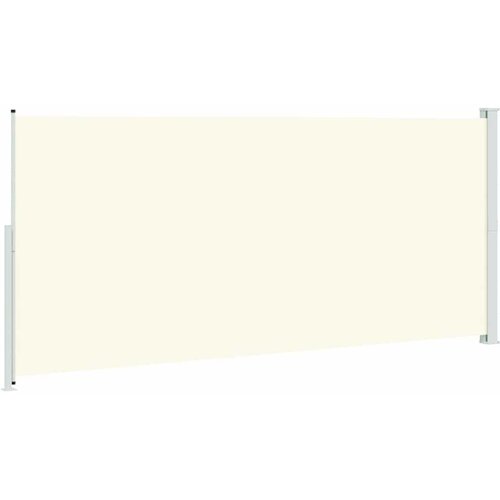  Uvlačiva bočna tenda za terasu 220 x 500 cm krem Slike