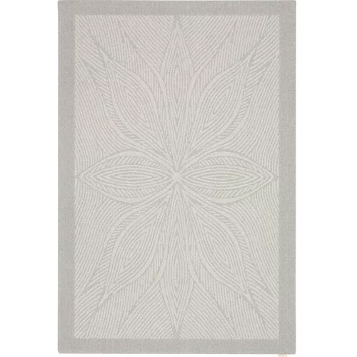 Agnella Svijetlo sivi vuneni tepih 120x180 cm Tric –