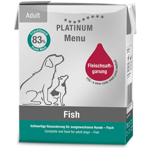 Platinum menu adult fish - vlažna hrana za pse sa ribom (90g, 185g, 375g) 375g Cene