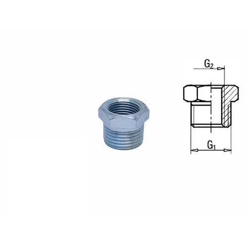  Bojlerska redukcija klasik 3/8&amp;#039;&amp;#039;-1/4&amp;#039;&amp;#039;(S-U), 19x15x17 mm Slike
