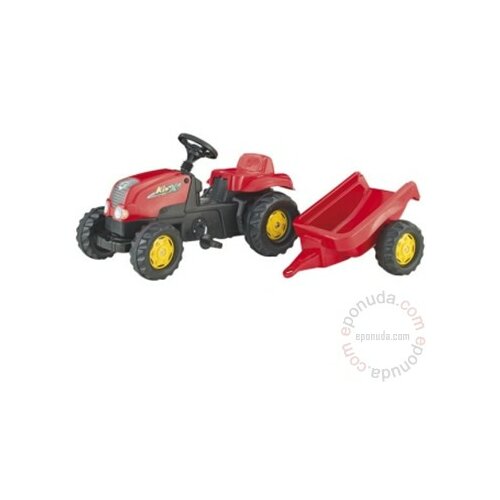 Rolly Toys Traktor na pedale sa prikolicom Rolly kid Red Slike
