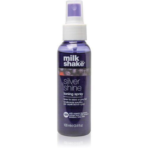 Milk Shake Silver Shine Toning Spray tonirano pršilo za blond in sive lase 100 ml Cene