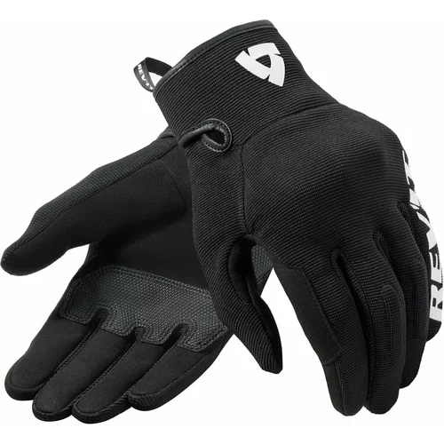 Rev'it! Gloves Access Black/White M Motoristične rokavice
