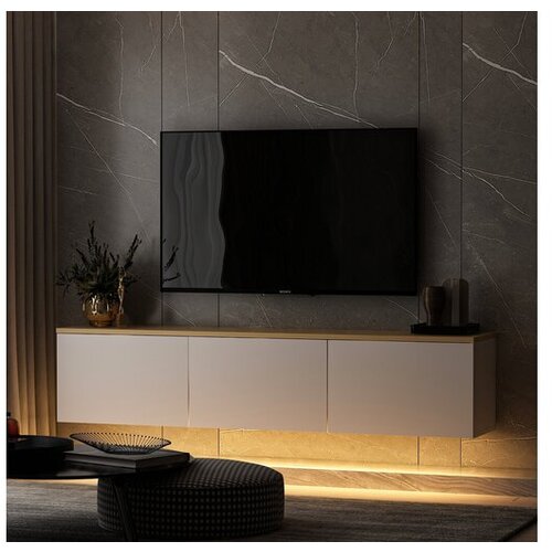Hanah home Stalak za televizor, Neon - White v2 Slike