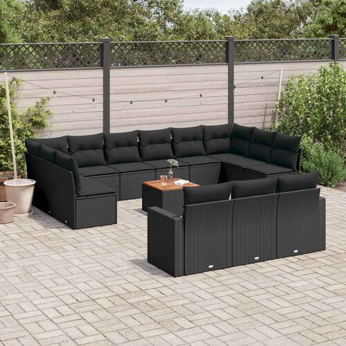  14-dijelni set vrtnih sofa od poliratana s jastucima Cijene