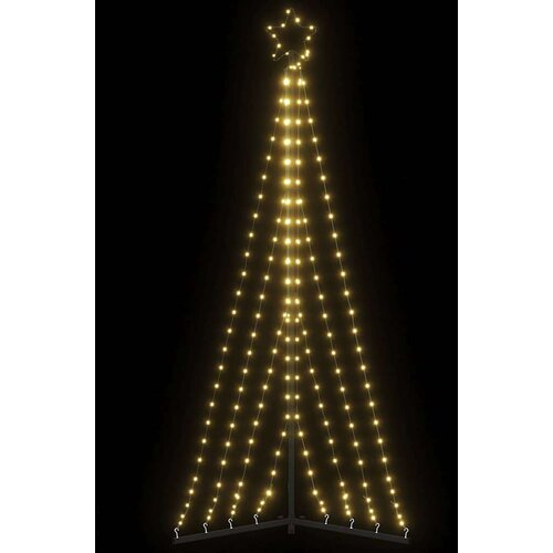 VidaXL LED božićno drvce 339 LED toplo bijelo 187 cm Slike