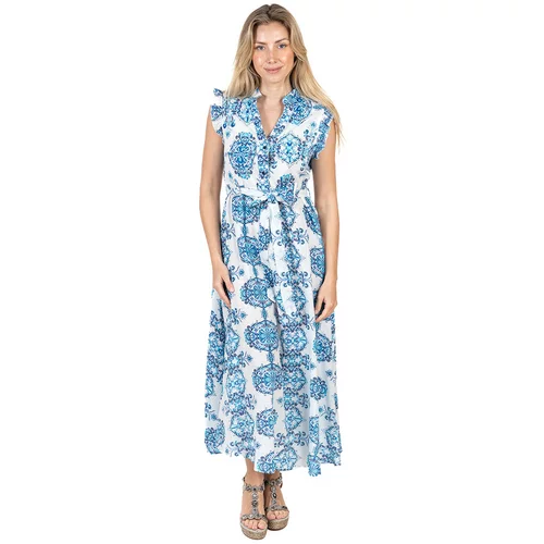 Isla Bonita By Sigris Dolge obleke Obleka Modra
