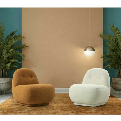Atelier Del Sofa Panda 1+1 - Mustard, White MustardWhite Wing Chair Set Cene