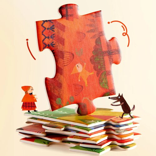 Mideer umjetničke puzzle - Crvenkapica Slike