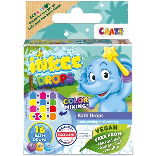 Craze INKEE Bath Drops kosmiči za kopel 48 g Slike