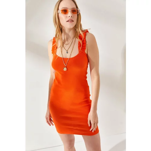 Olalook Dress - Orange - Bodycon