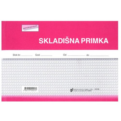 NARODNE NOVINE-UT I-15/NCR SKLADI&amp;Scaron;NA PRIMKA; Blok 3 x 50 listova, 21 x 14,8 cm Slike