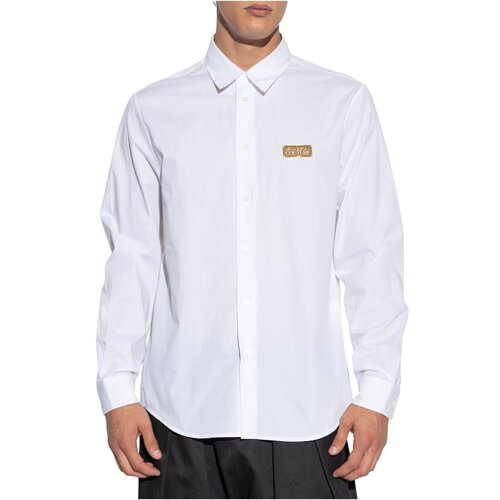 Versace Srajce z dolgimi rokavi 79GALKR1 CN00K Bela Slike
