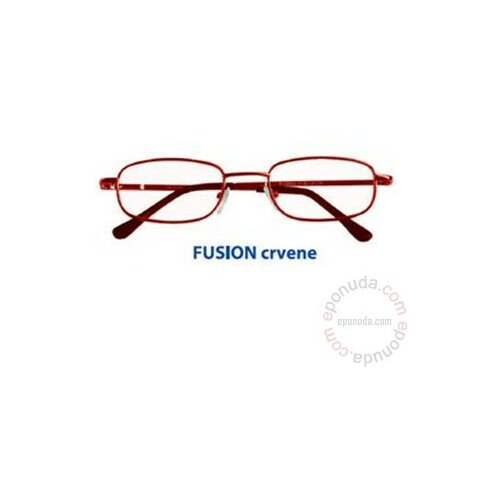 Prontoleggo Italija crvene naočare sa dioptrijom FUSION crvene Slike